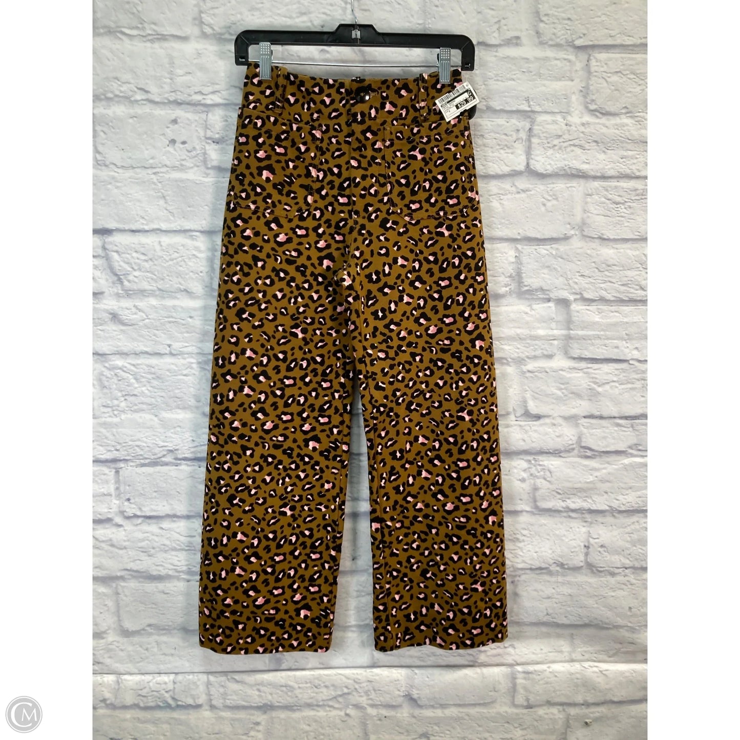 Pants Cropped By Maeve In Animal Print, Size: 2