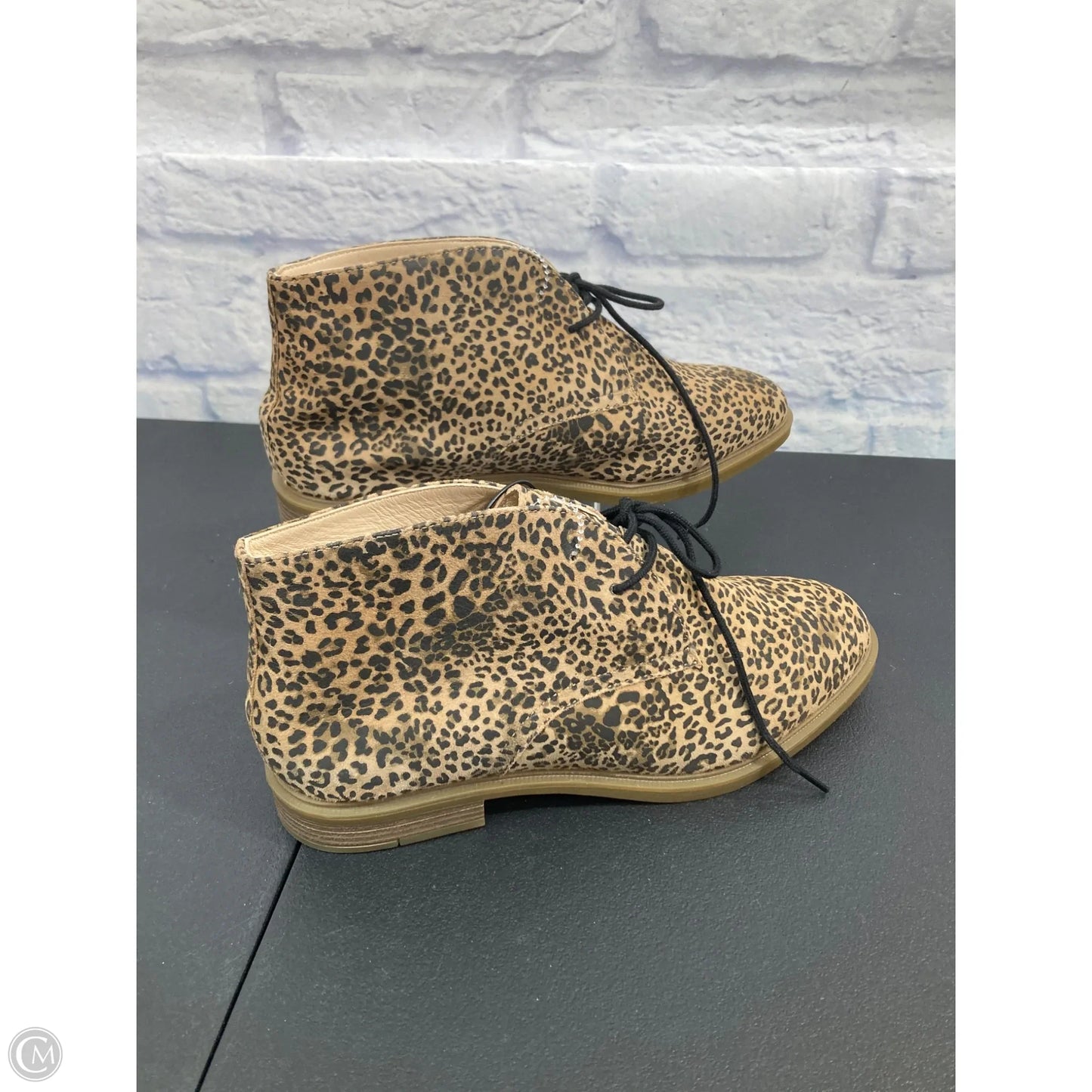 Boots Ankle Flats By Hush Puppies In Animal Print, Size: 11