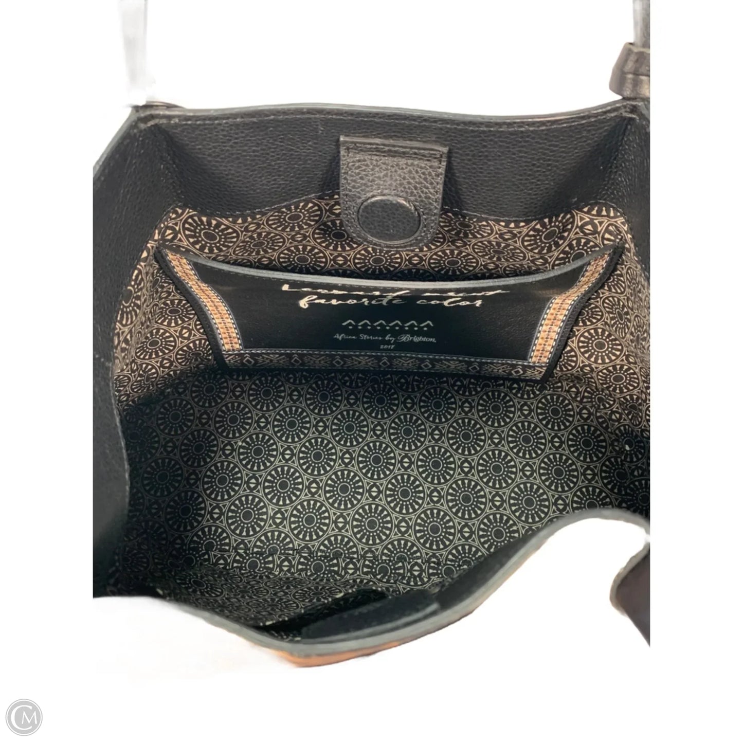 Handbag Leather By Brighton, Size: Medium