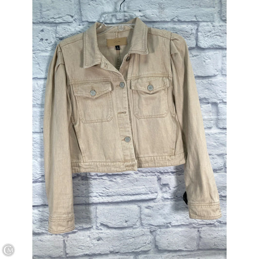Jacket Denim By Blanknyc In Beige, Size: S