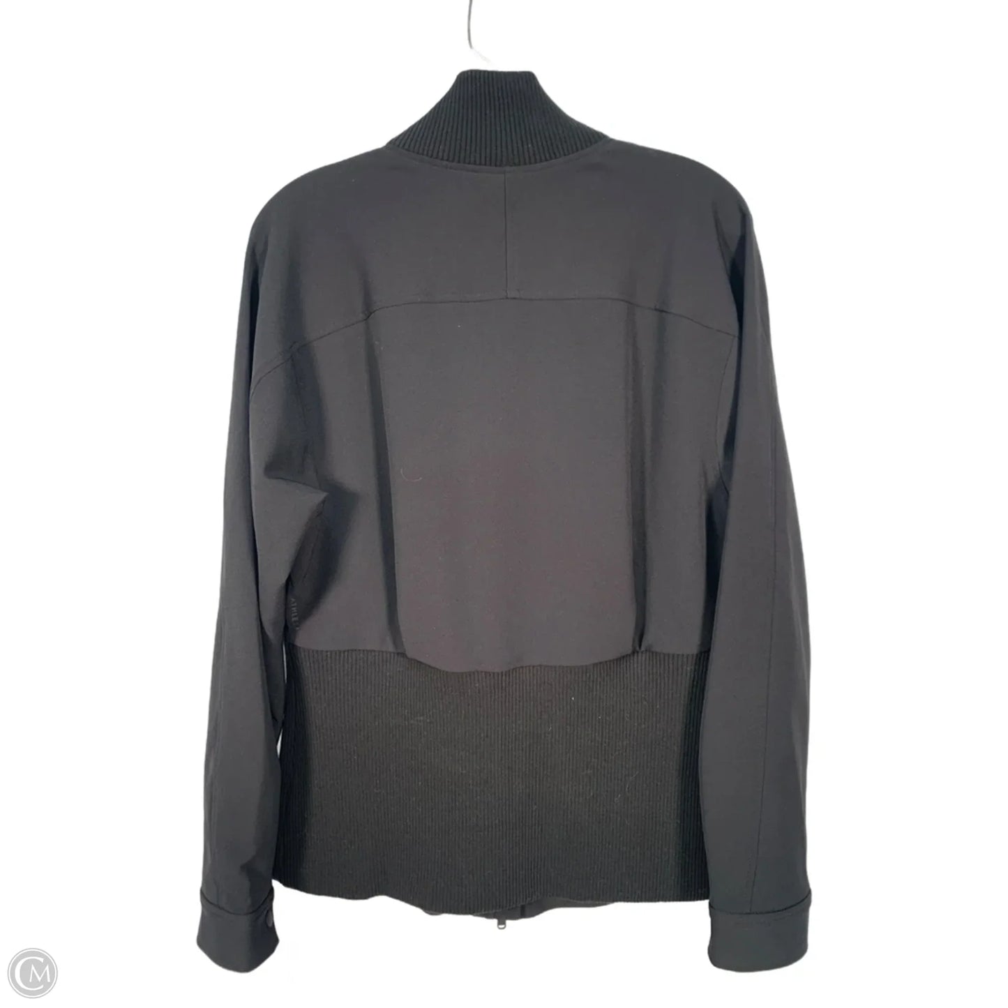 Athletic Jacket By Athleta In Black, Size: L
