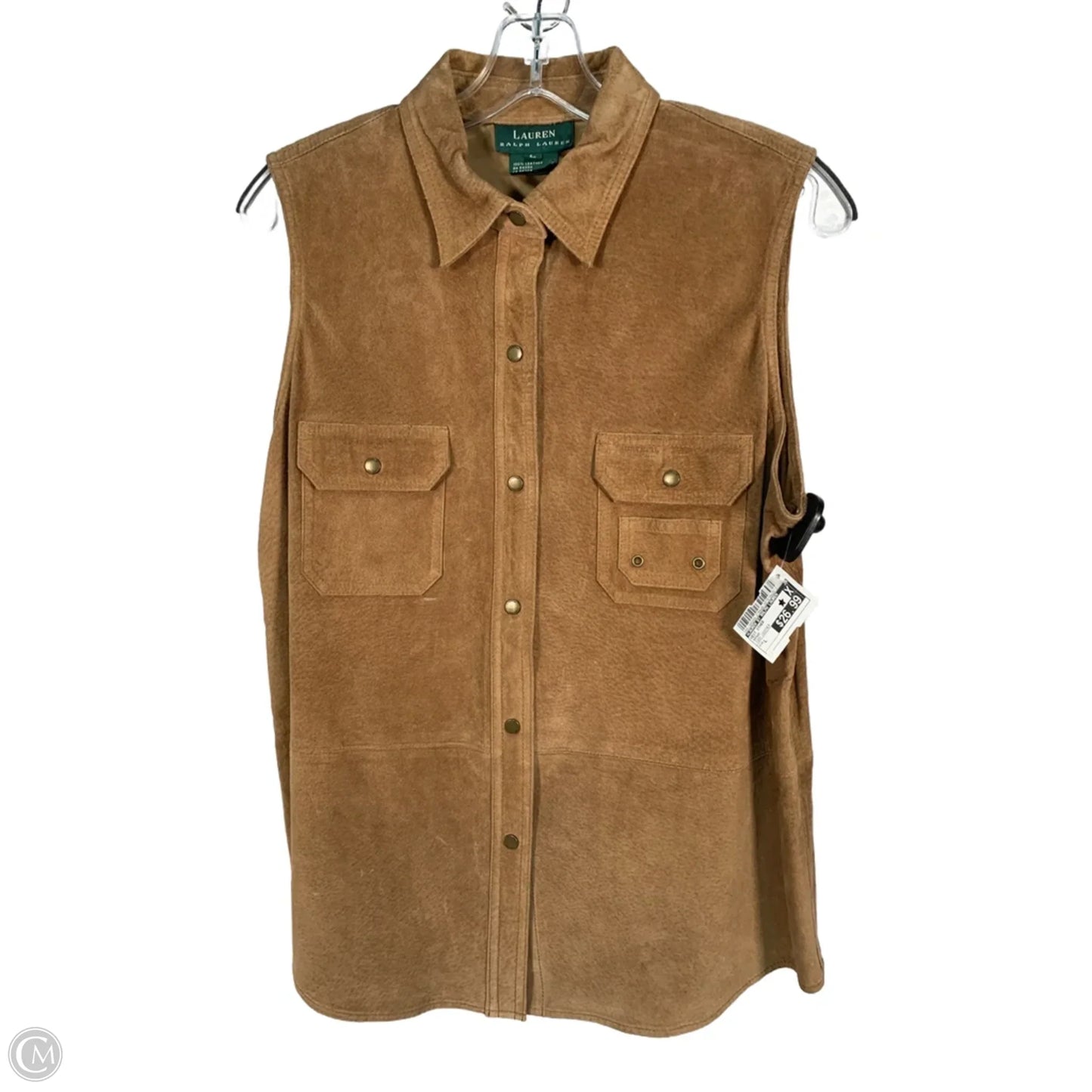 Vest Other By Lauren By Ralph Lauren In Brown, Size: L