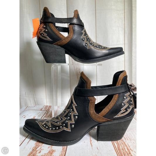 Boots Western By Durango In Black & Brown, Size: 10