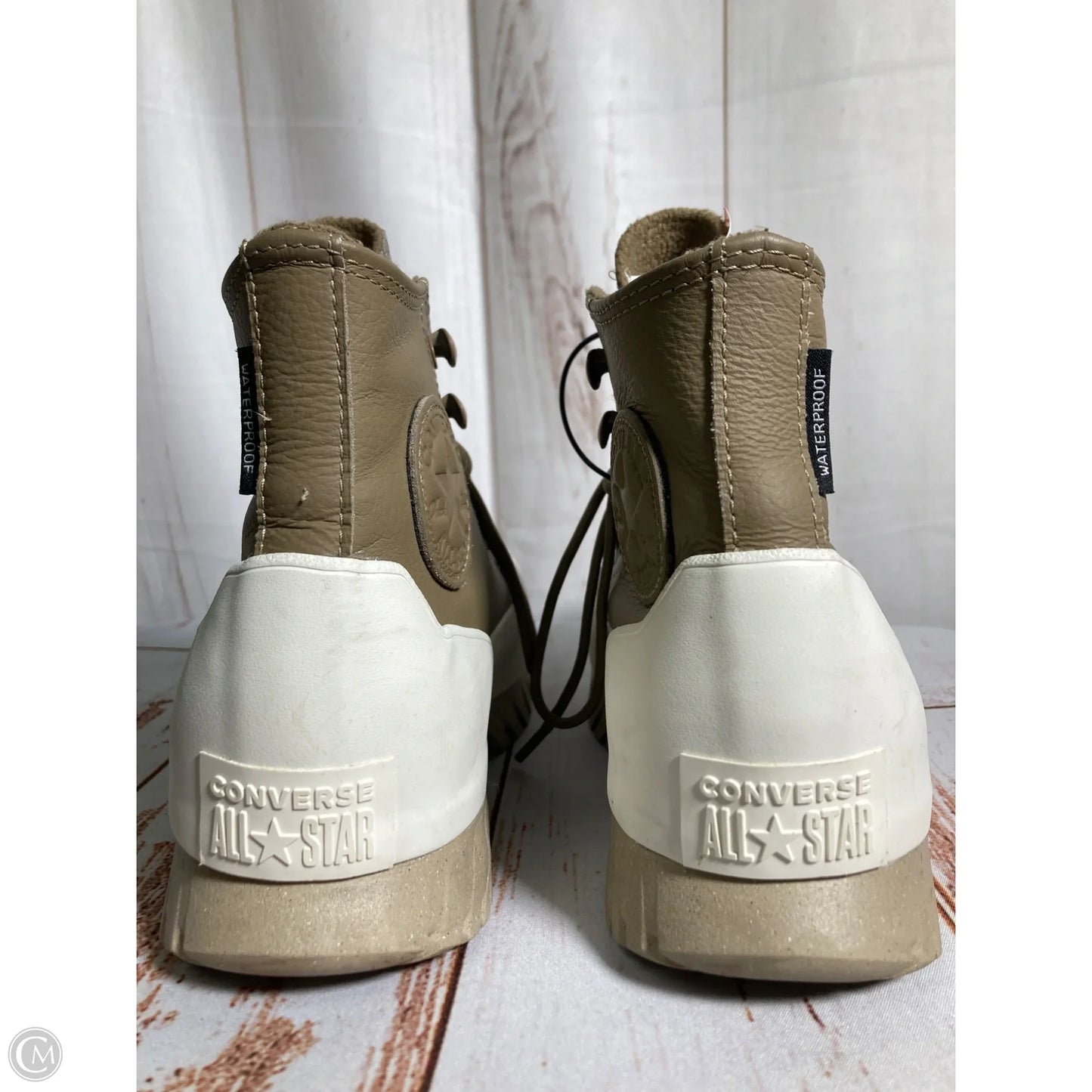 Shoes Sneakers By Converse In Brown & Cream, Size: 7