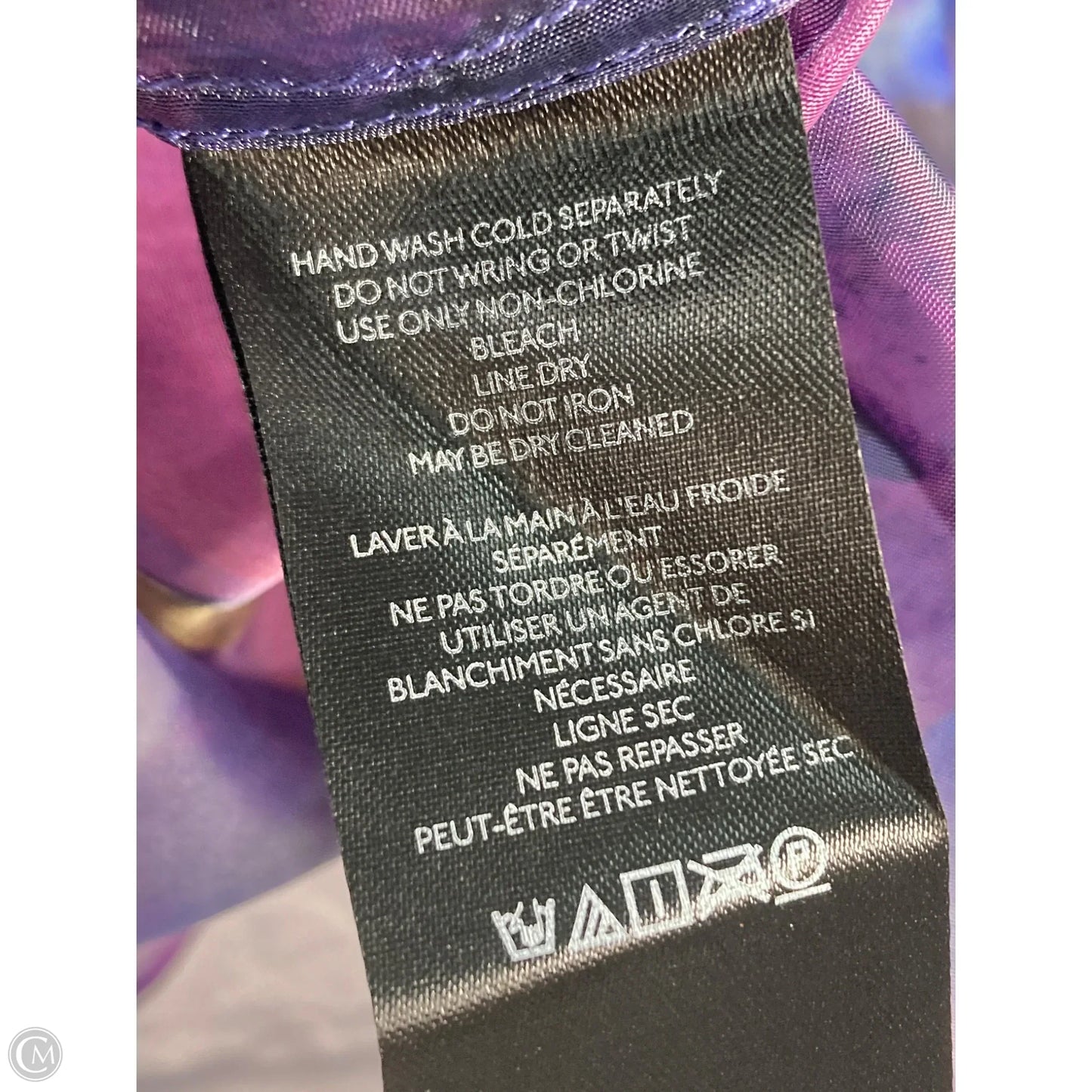 Top Long Sleeve By Anthropologie In Blue & Purple, Size: S