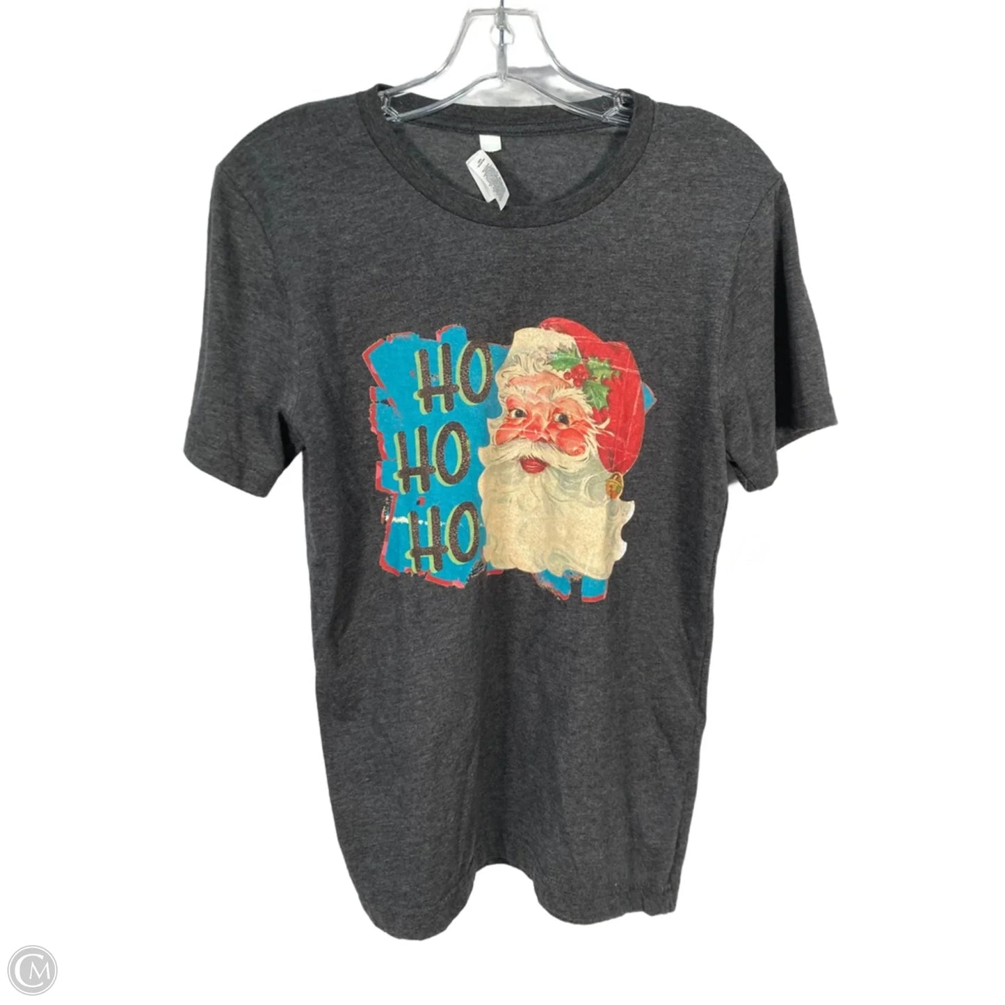 Top Short Sleeve By Bella + Canvas In Grey, Size: S