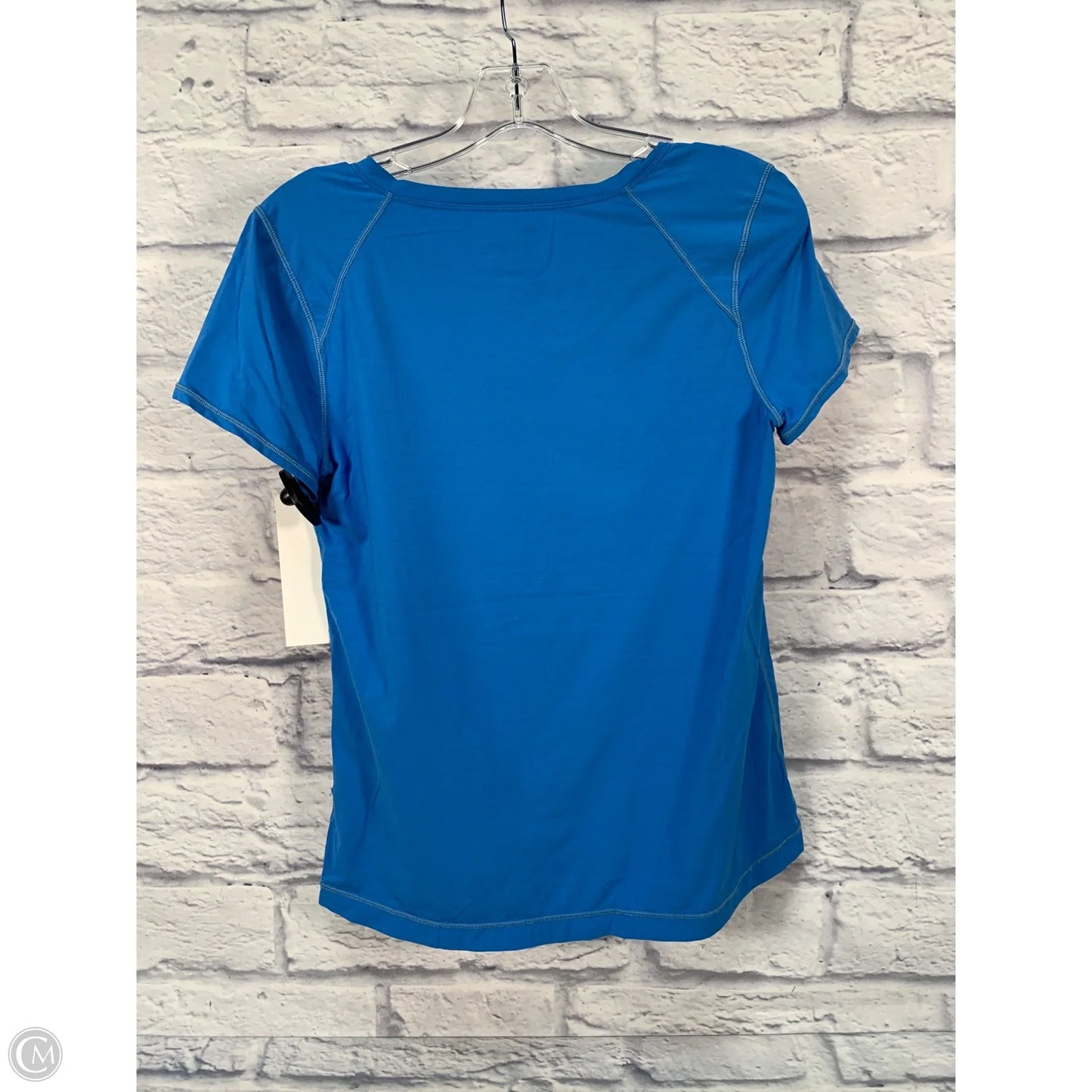 Top Short Sleeve Designer By Lilly Pulitzer In Blue, Size: M