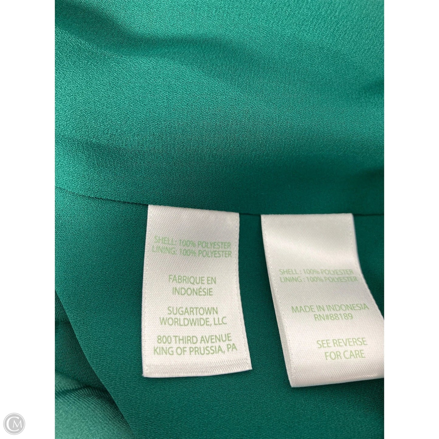 Top Sleeveless Designer By Lilly Pulitzer In Green, Size: Xl