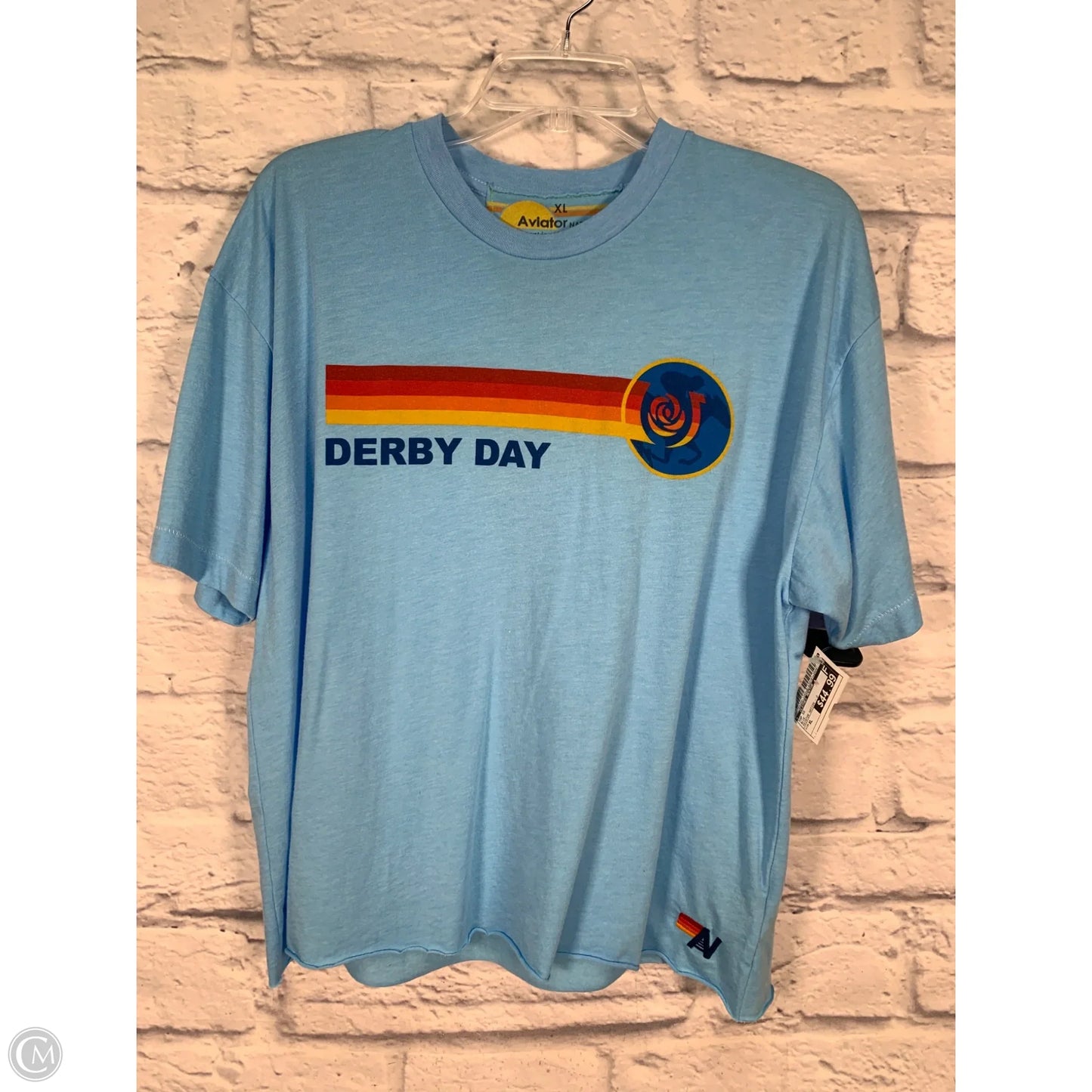 Top Short Sleeve By Clothes Mentor In Blue, Size: Xl