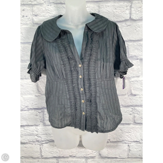 Top Short Sleeve By Pilcro In Black, Size: M
