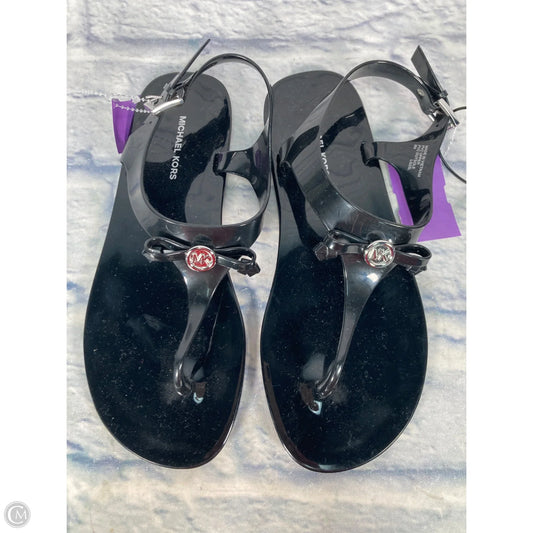 Sandals Designer By Michael Kors In Black, Size: 8