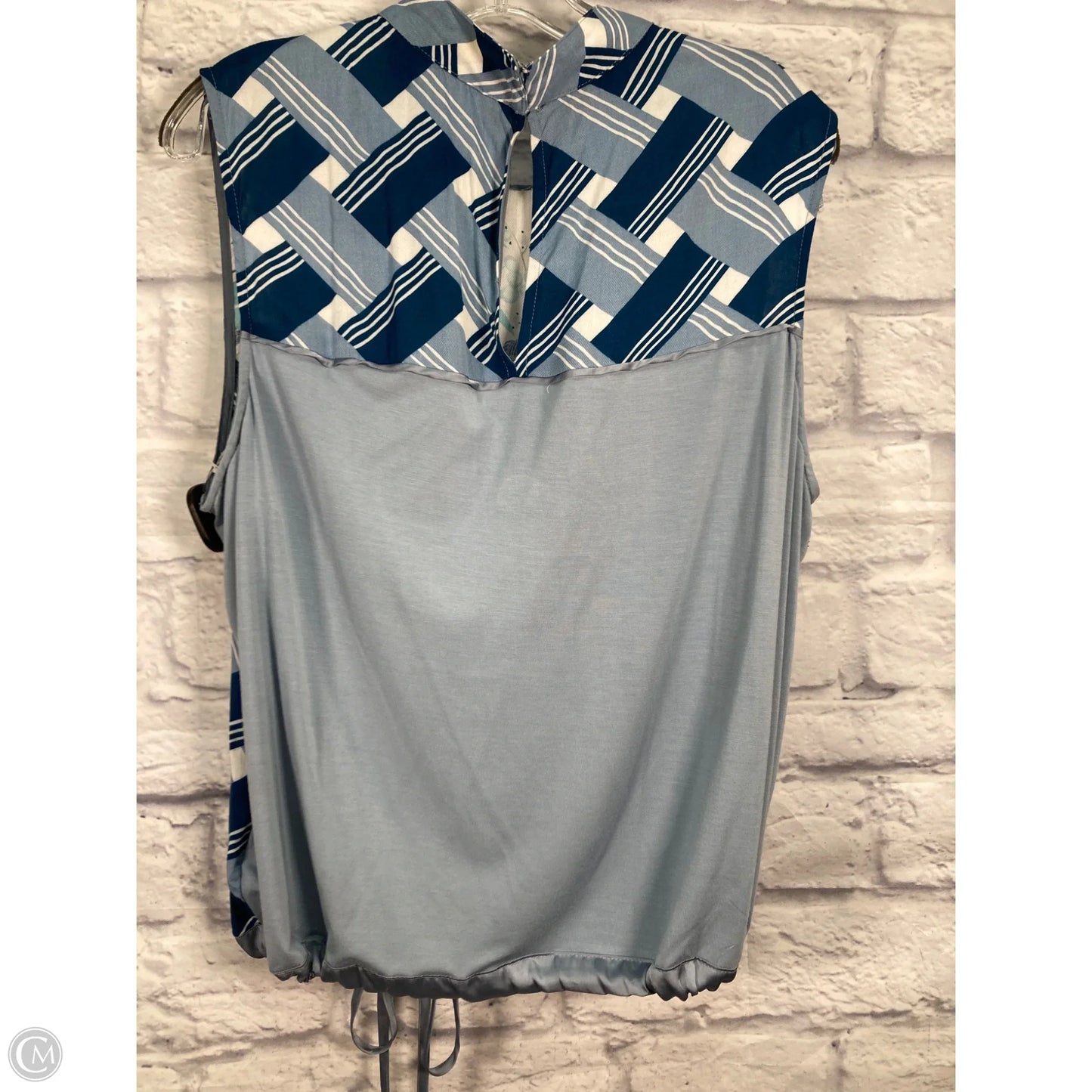 Top Sleeveless By Tiny In Blue, Size: Xl