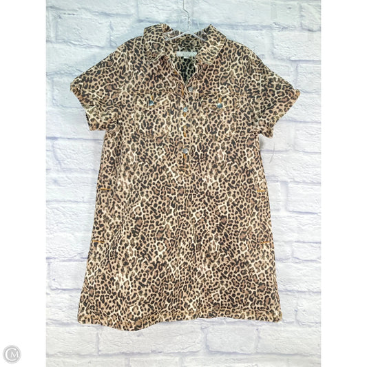 Dress Casual Short By Loft In Animal Print, Size: M