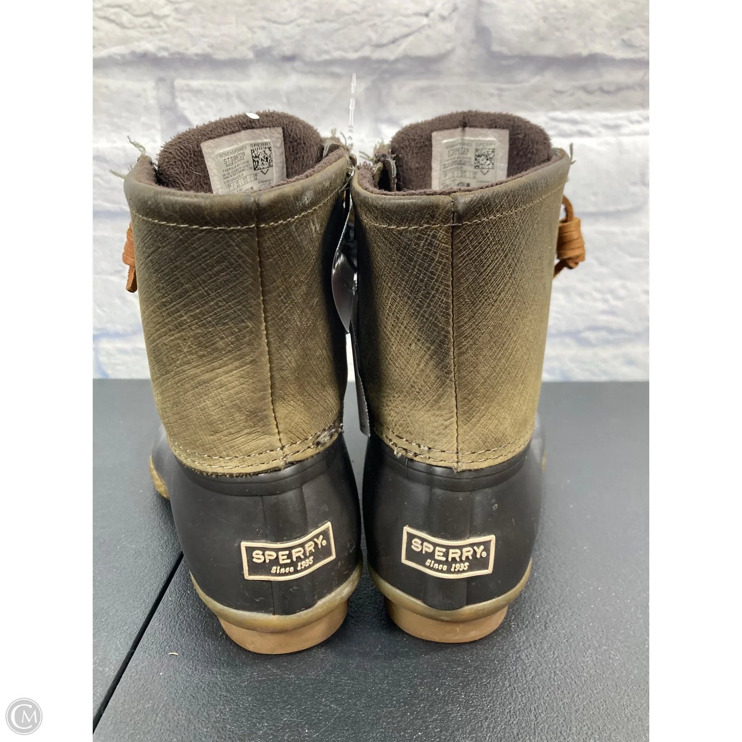 Boots Hiking By Sperry In Green, Size: 7