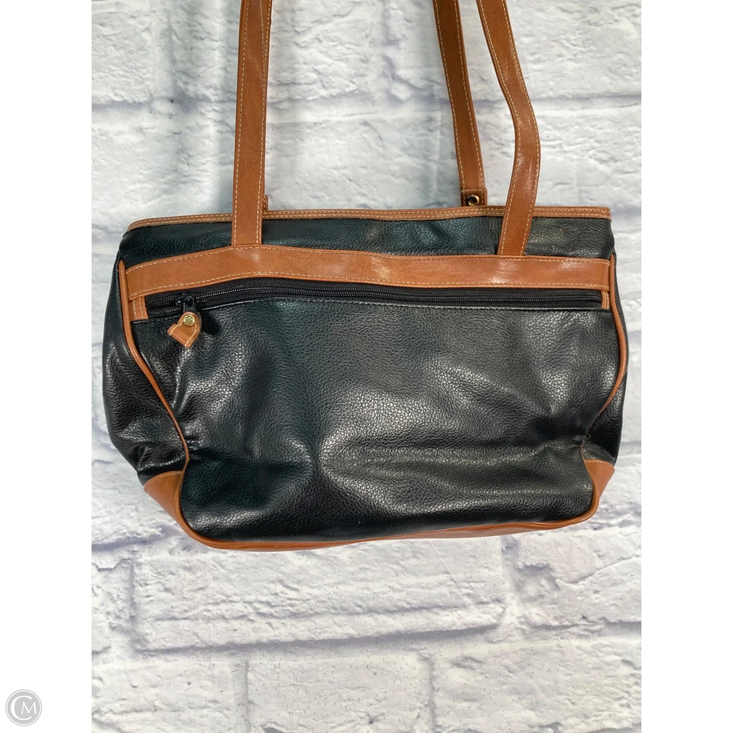 Handbag Leather By Capezio, Size: Medium