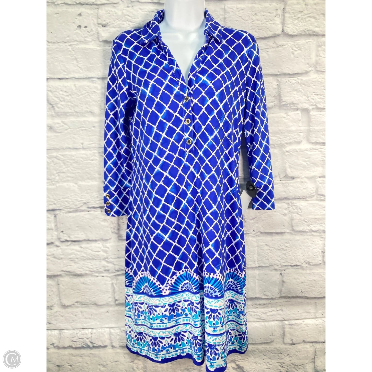 Dress Designer By Lilly Pulitzer In Blue, Size: Xs