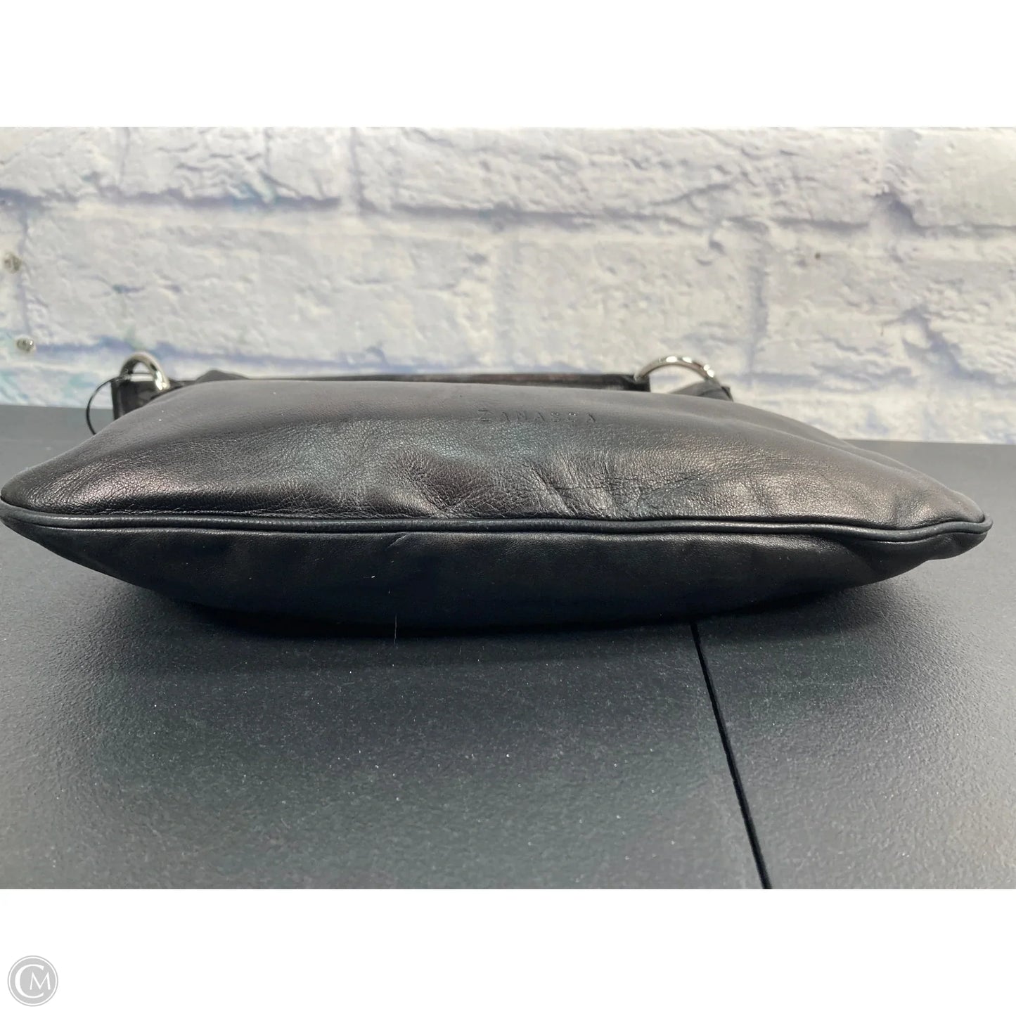 Handbag Leather By Clothes Mentor, Size: Medium