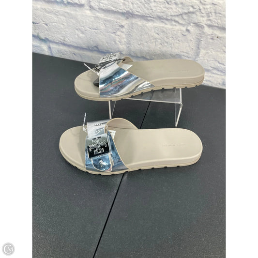 Sandals Designer By Tory Burch In Silver, Size: 7