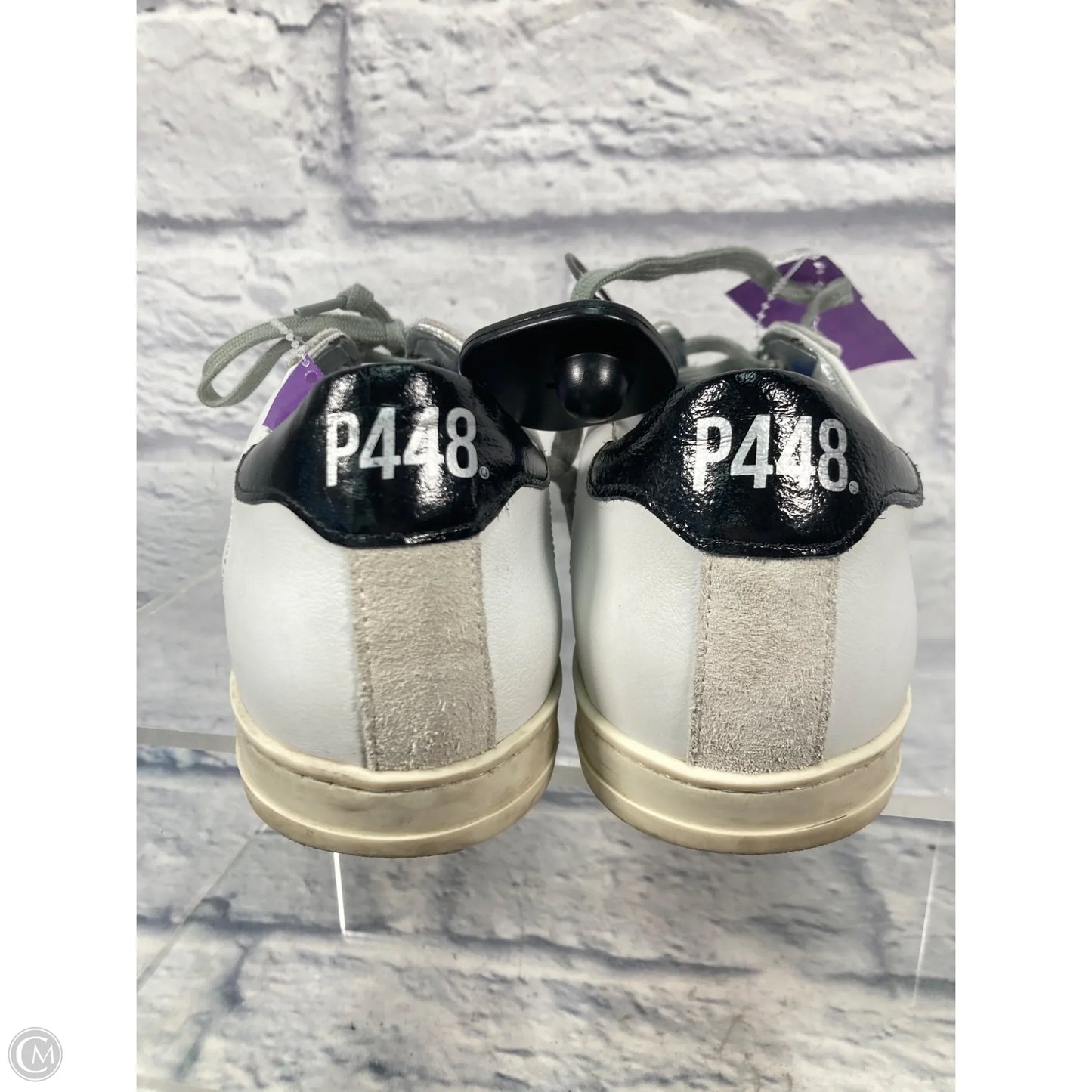 Shoes Sneakers By P448 In Grey, Size: 8.5