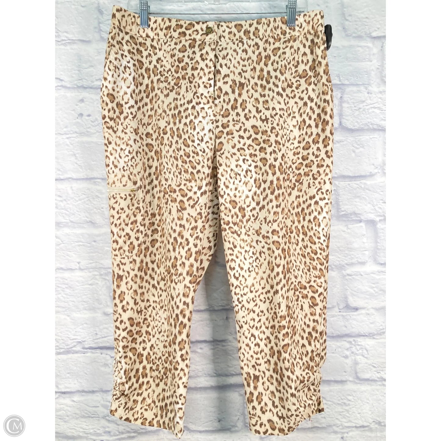 Athletic Capris By Chicos In Animal Print, Size: 10