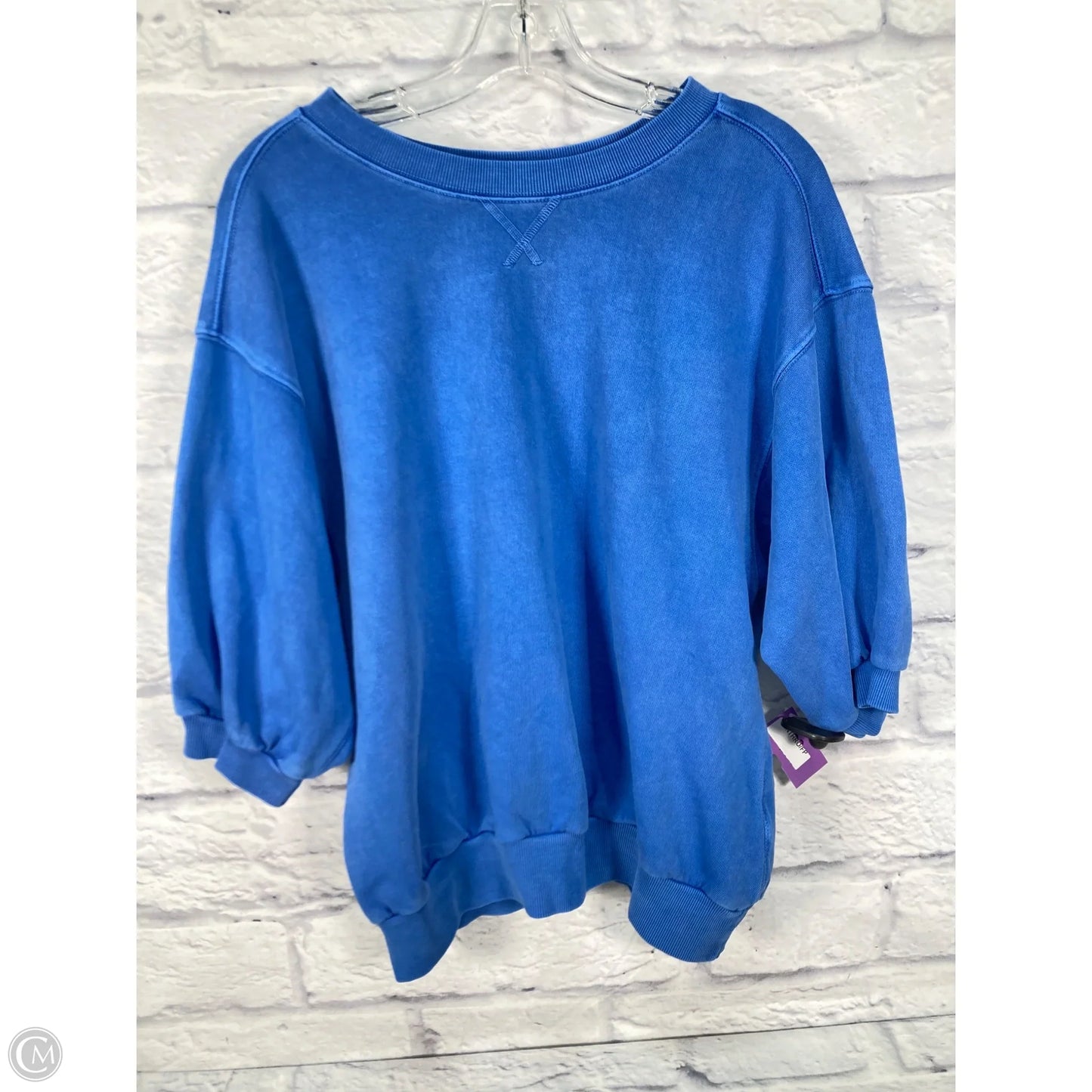 Top Short Sleeve By Pilcro In Blue, Size: S