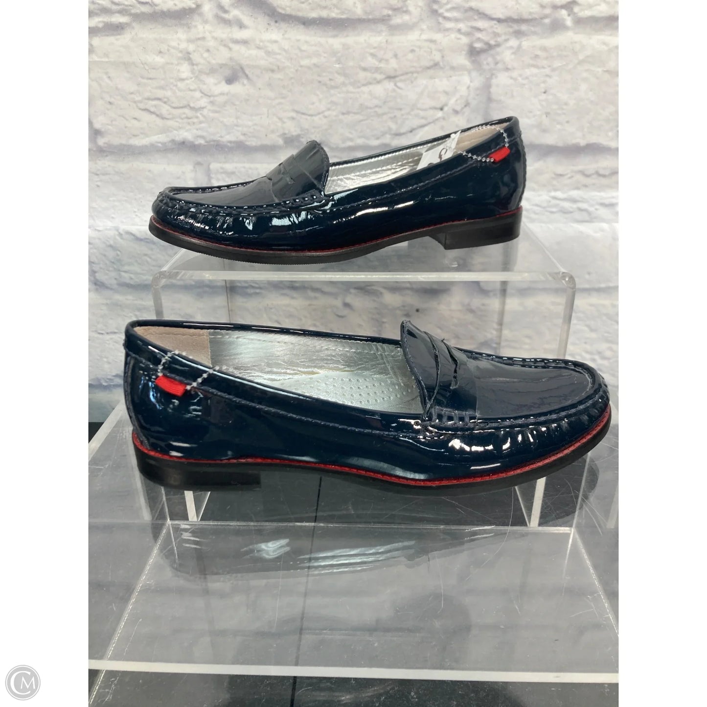 Shoes Flats By Clothes Mentor In Blue, Size: 6.5