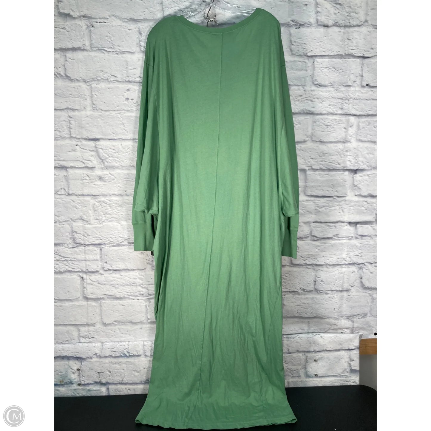 Dress Casual Maxi By Free People In Green, Size: L