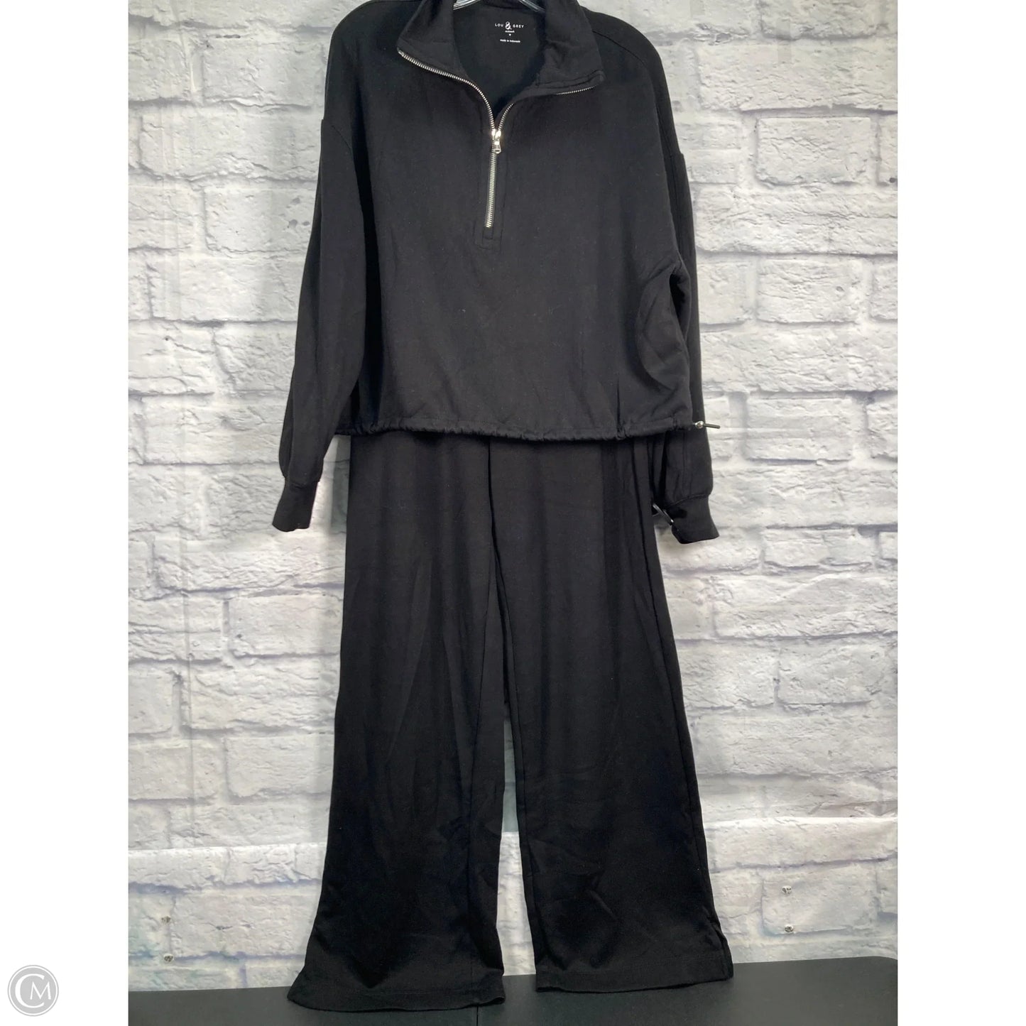 Lounge Set Pants By Lou And Grey In Black, Size: M