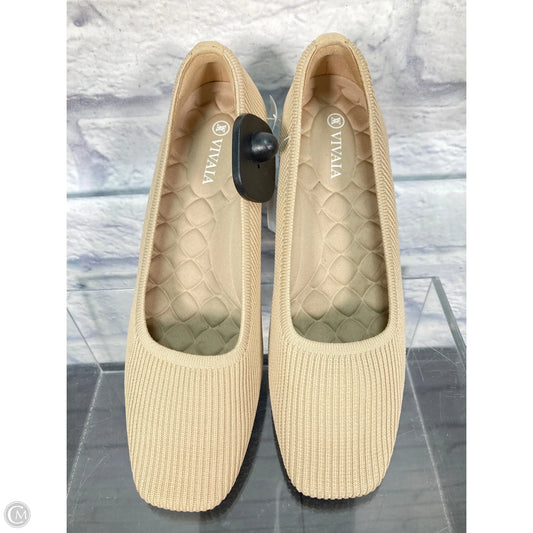 Shoes Heels Block By Vivaia In Tan, Size: 8