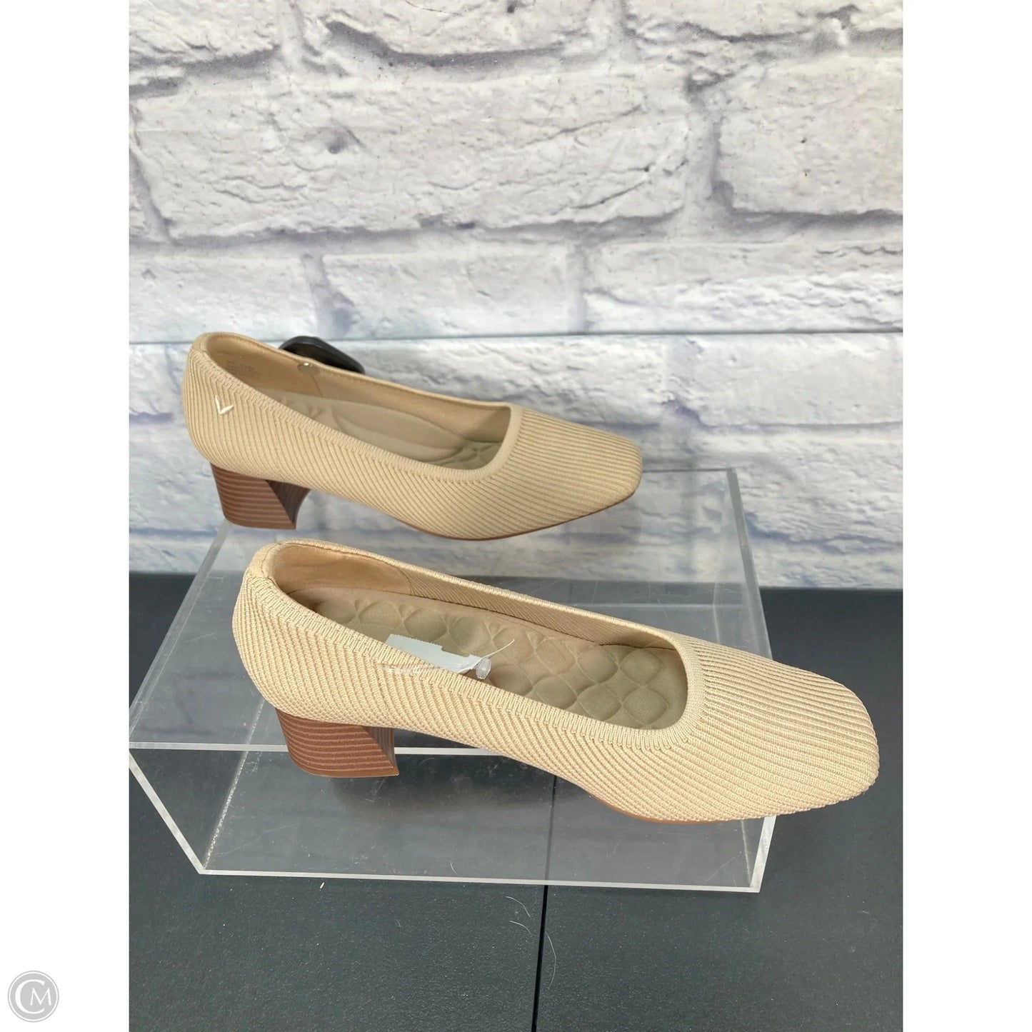 Shoes Heels Block By Vivaia In Tan, Size: 8
