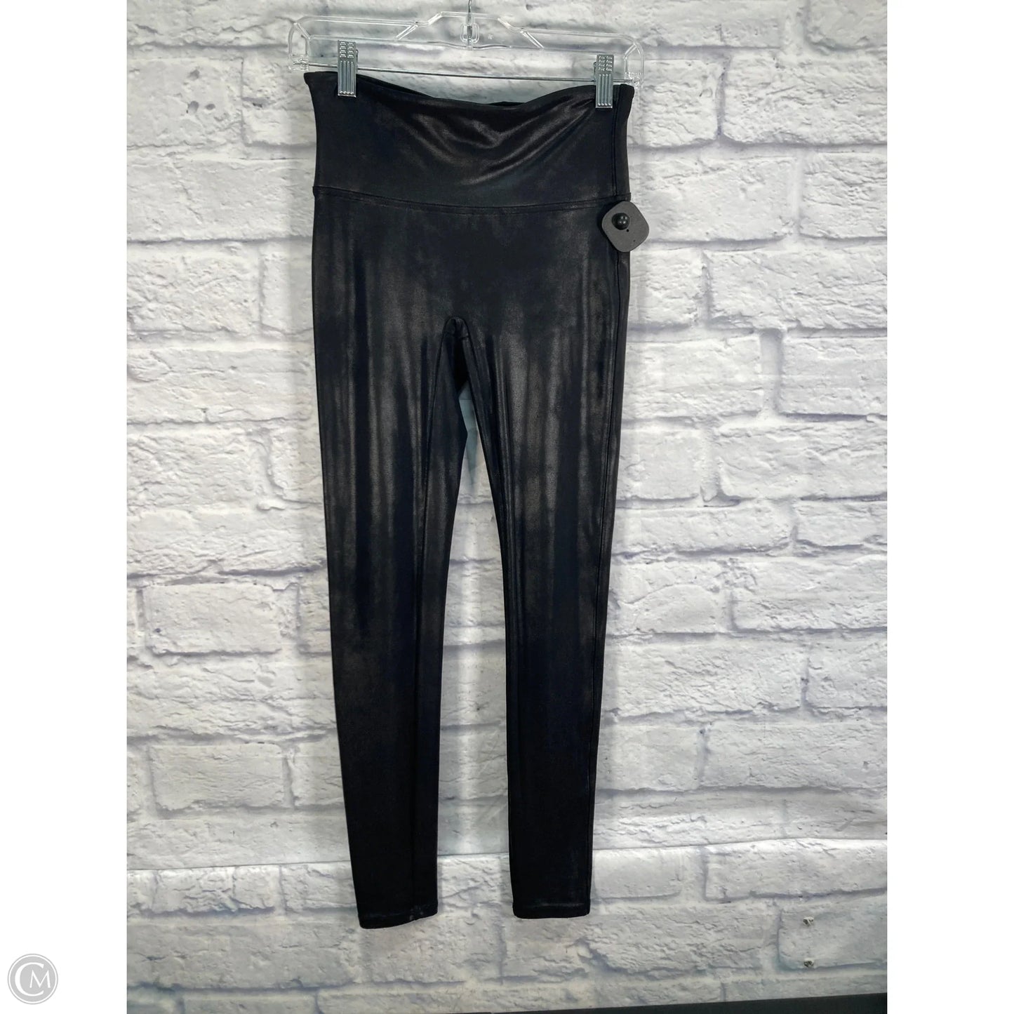 Athletic Leggings By Spanx In Grey, Size: M