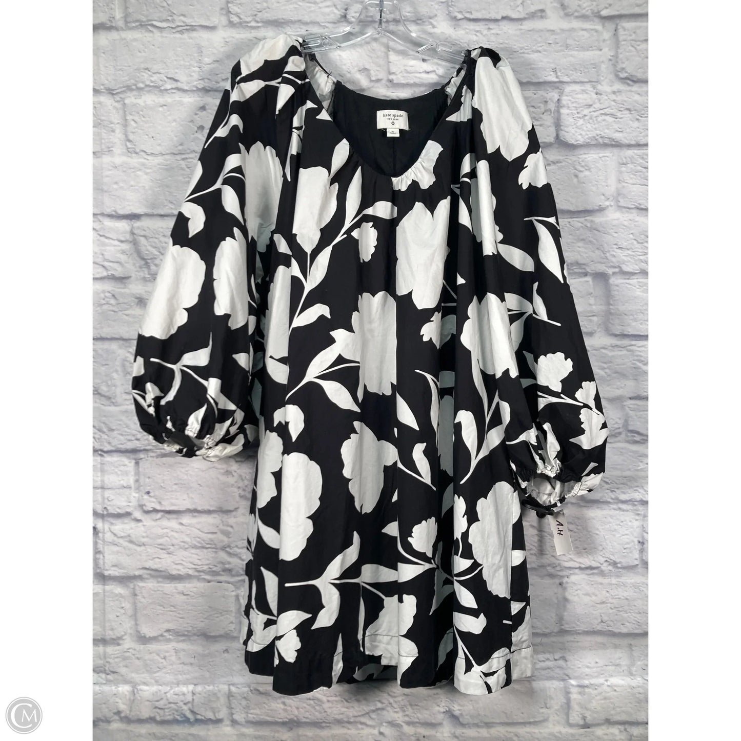 Dress Designer By Kate Spade In Black & White, Size: Xl