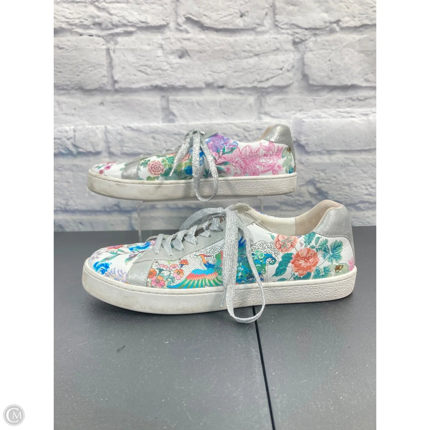 Shoes Sneakers By Johnny Was In Floral Print, Size: 9
