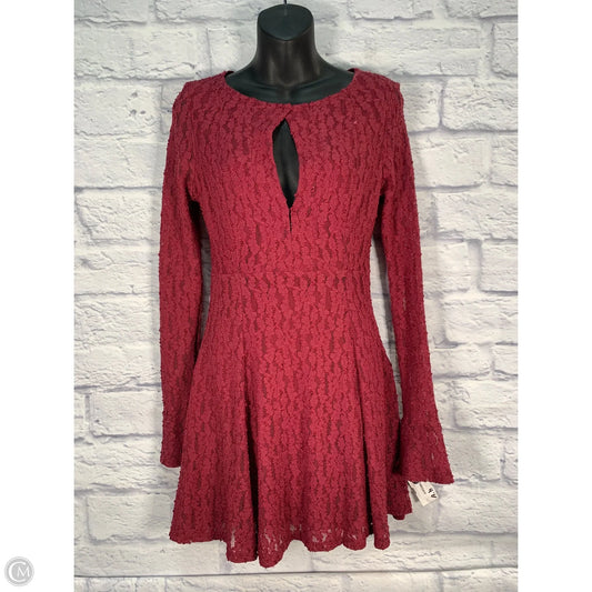 Dress Party Short By Free People In Maroon, Size: S