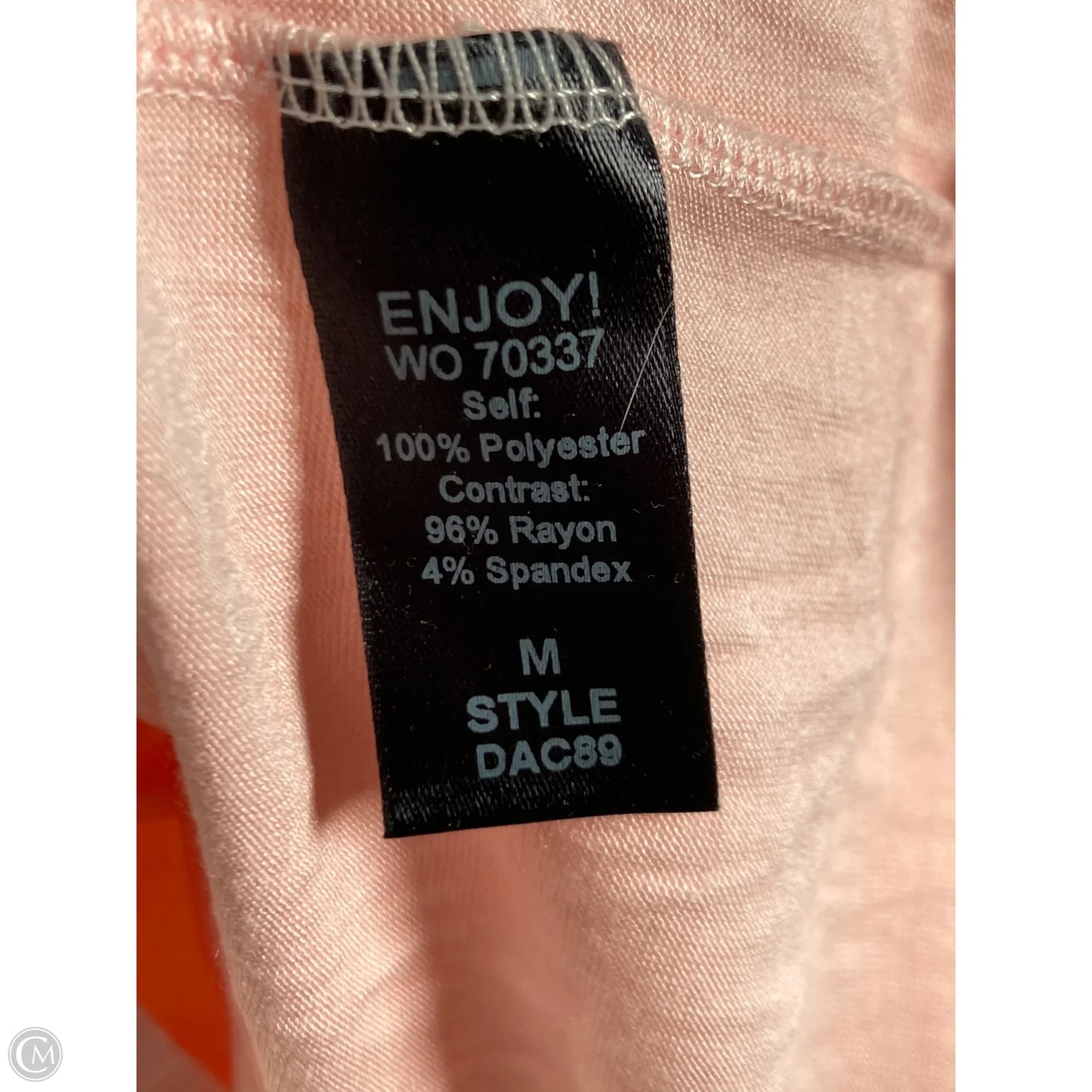 Top Sleeveless By Michael Stars In Pink, Size: M