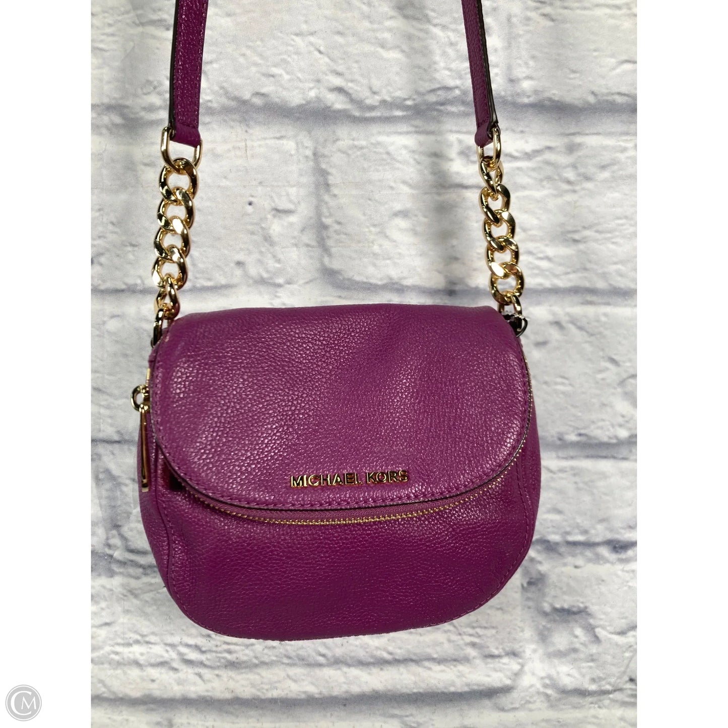 Crossbody Leather By Michael By Michael Kors, Size: Small