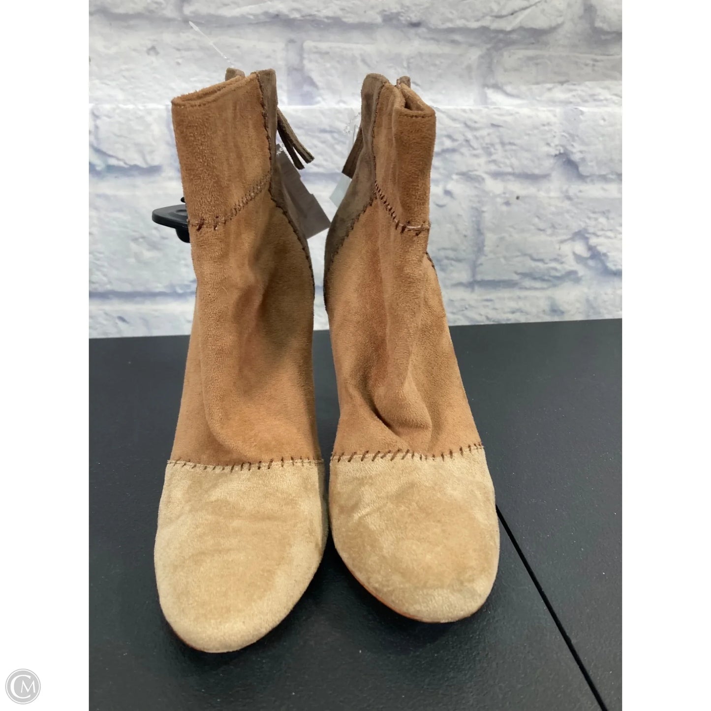 Boots Ankle Heels By Joie In Brown, Size: 7