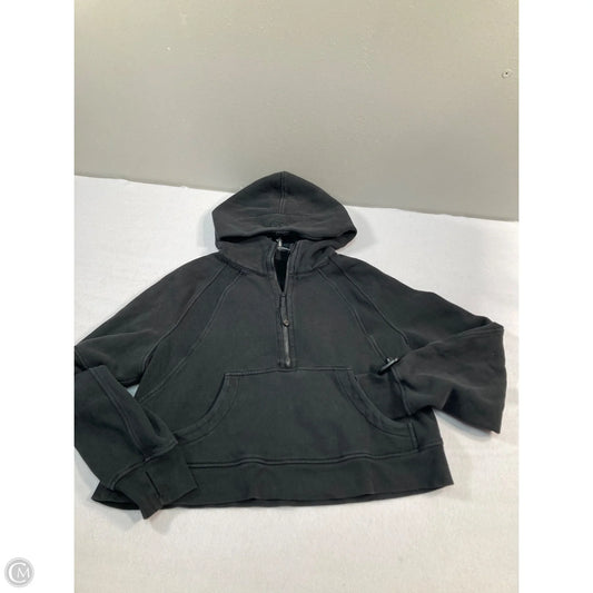 Athletic Jacket By Lululemon In Black, Size: M