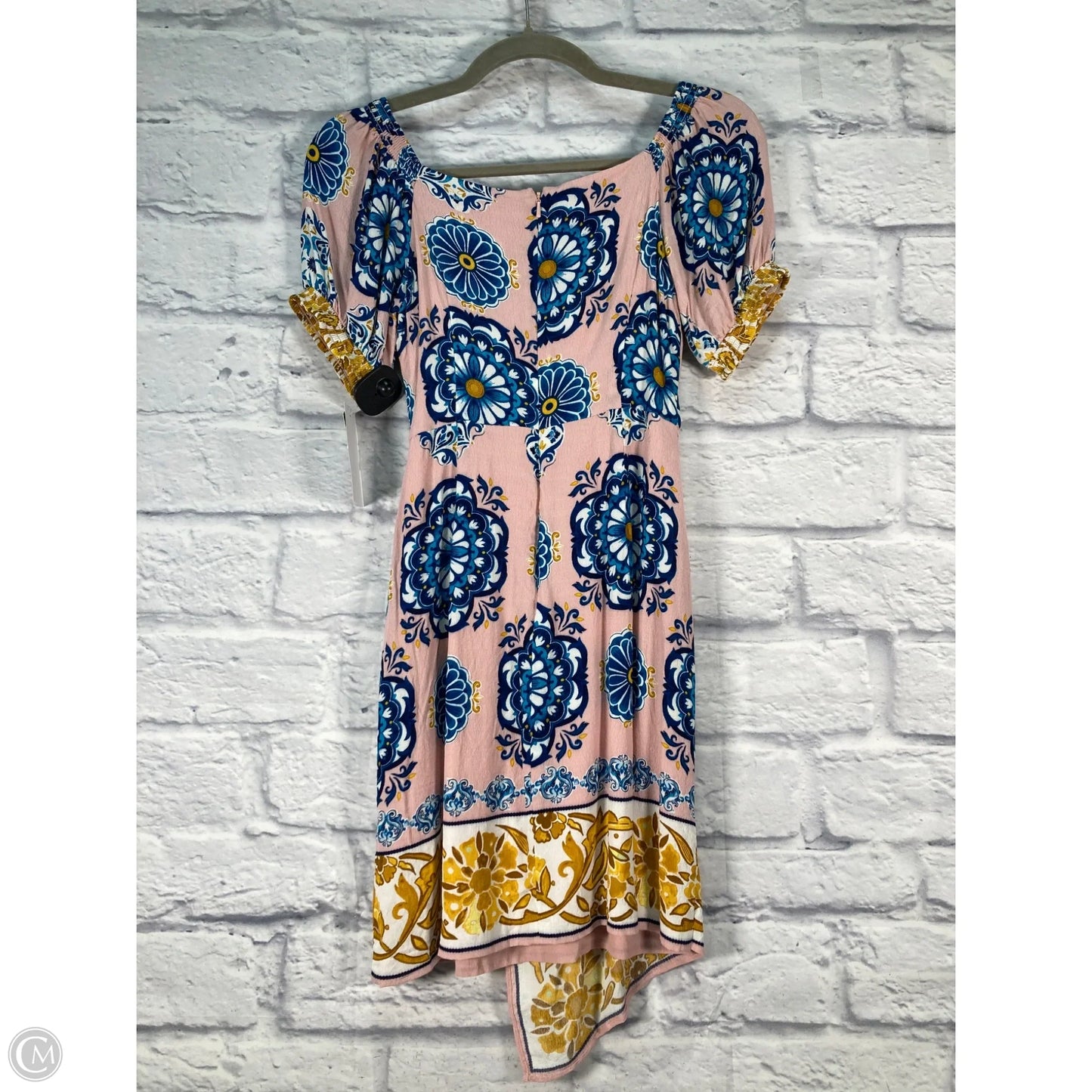 Dress Casual Short By Maeve In Blue & Pink, Size: Xsp
