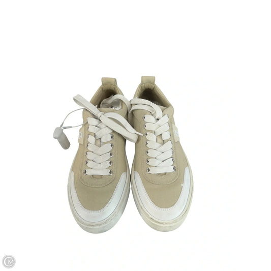 Shoes Designer By Christian Louboutin In Tan, Size: 6