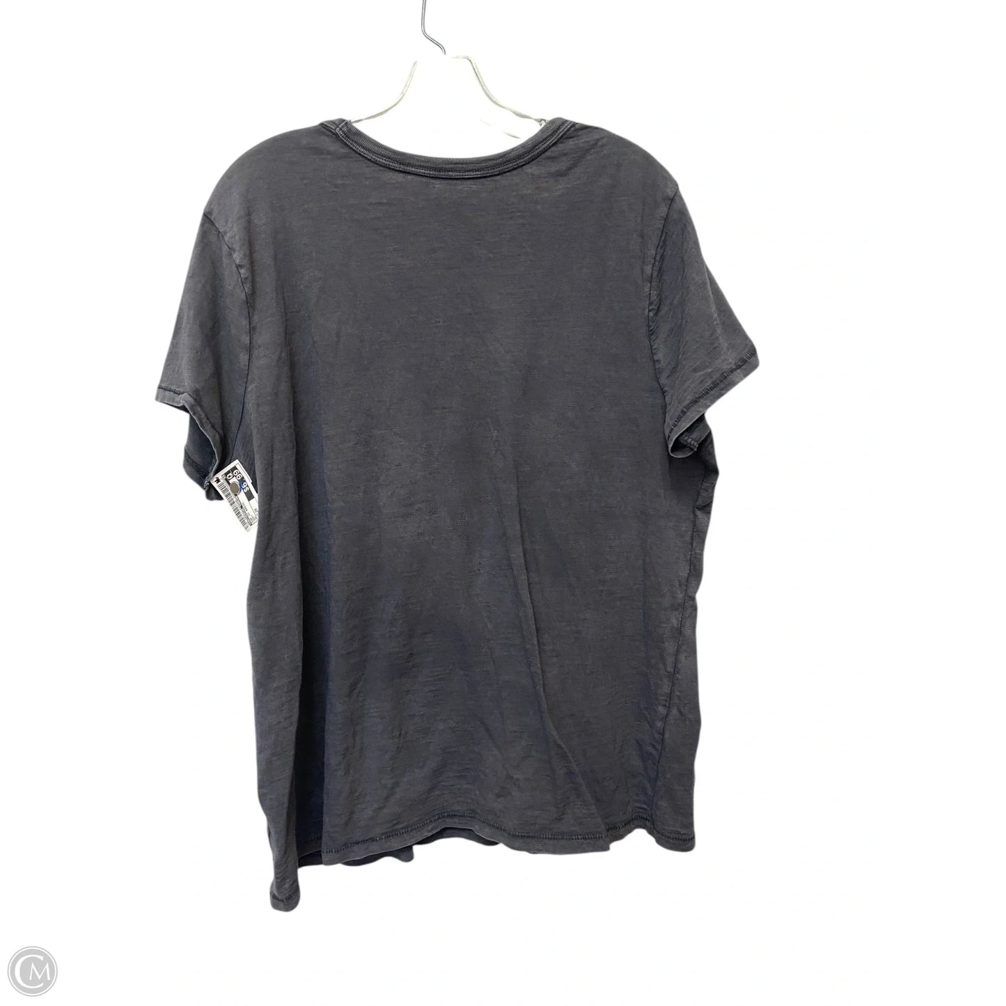Top Short Sleeve Basic By Universal Thread In Grey, Size: 2x