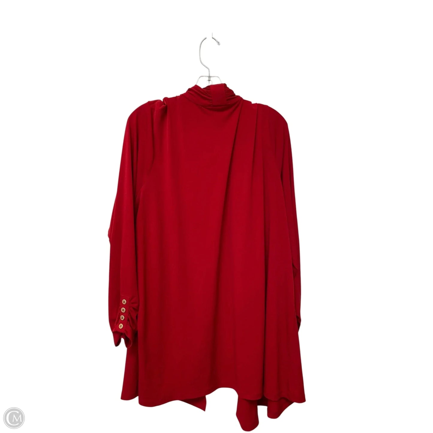 Shawl By Susan Graver In Red, Size: 2x