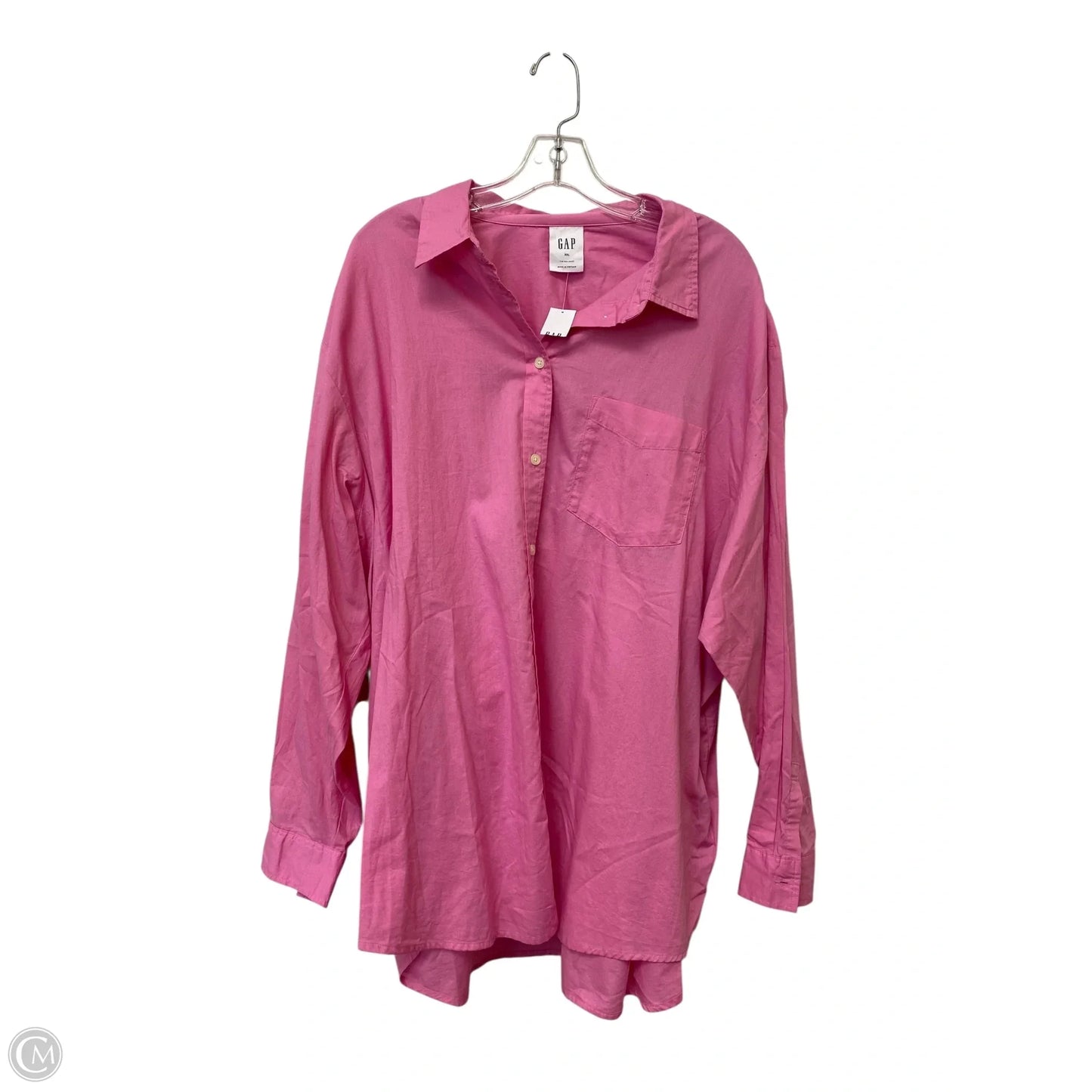 Top Long Sleeve By Gap In Pink, Size: 2x