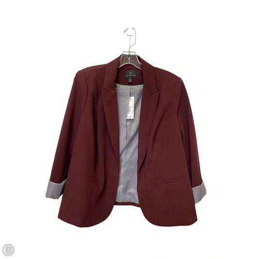 Blazer By Worthington In Maroon, Size: Xl