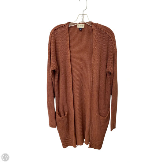 Sweater Cardigan By Universal Thread In Brown, Size: S