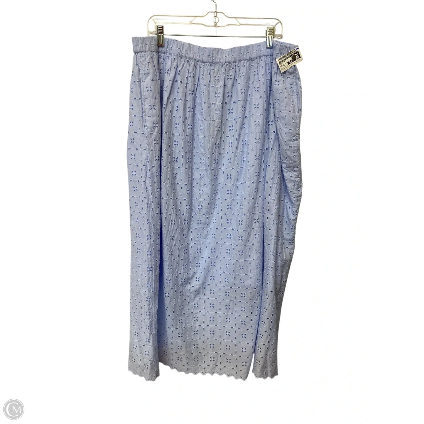 Skirt Maxi By Universal Thread In Blue, Size: 2x
