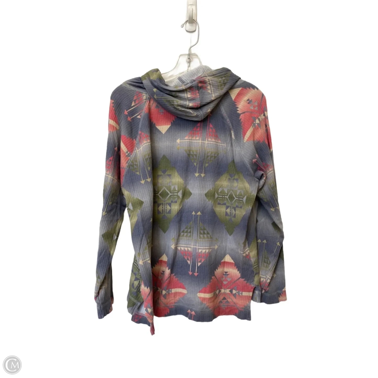 Top Long Sleeve By Chaps In Multi-colored, Size: L