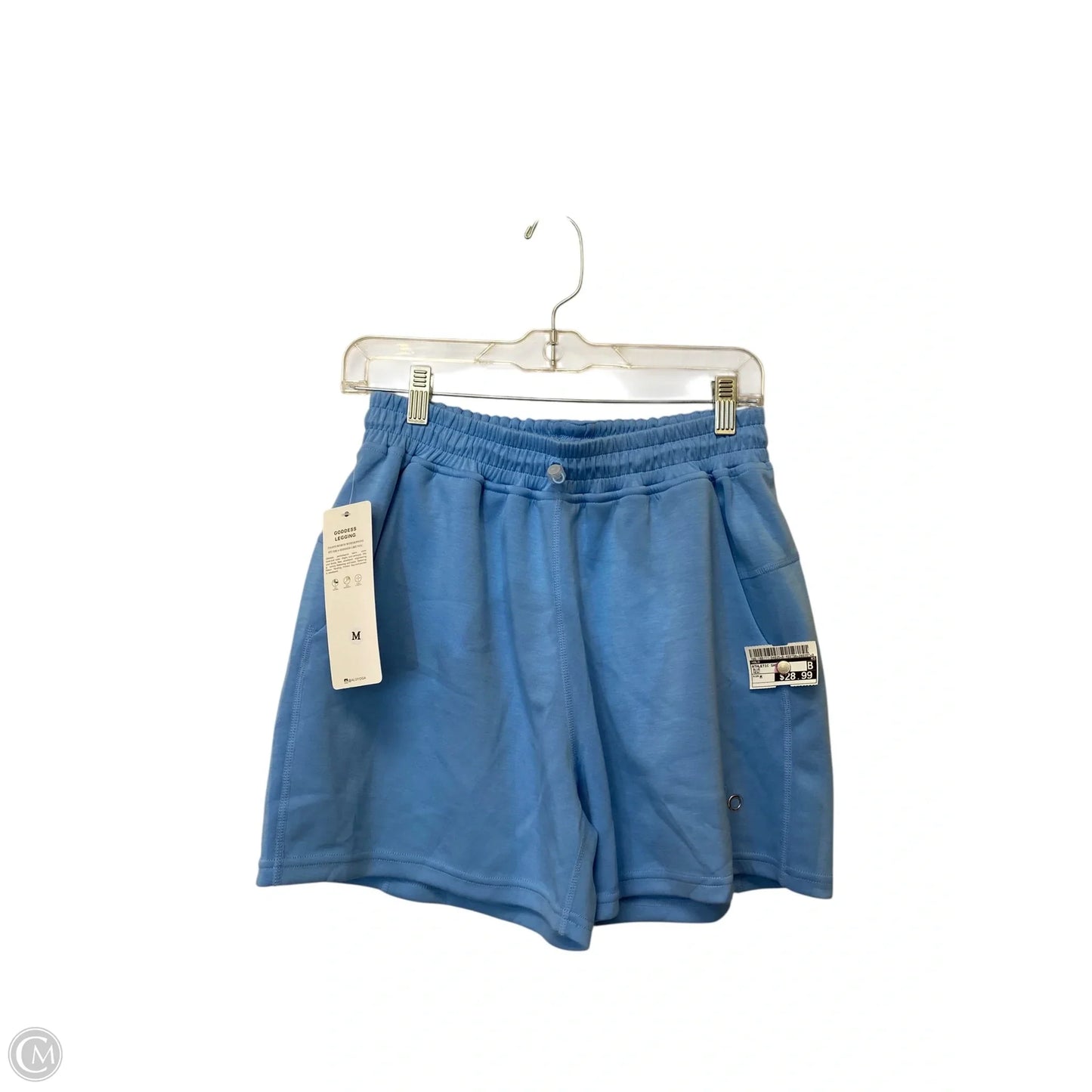 Athletic Shorts By Alo In Blue, Size: M