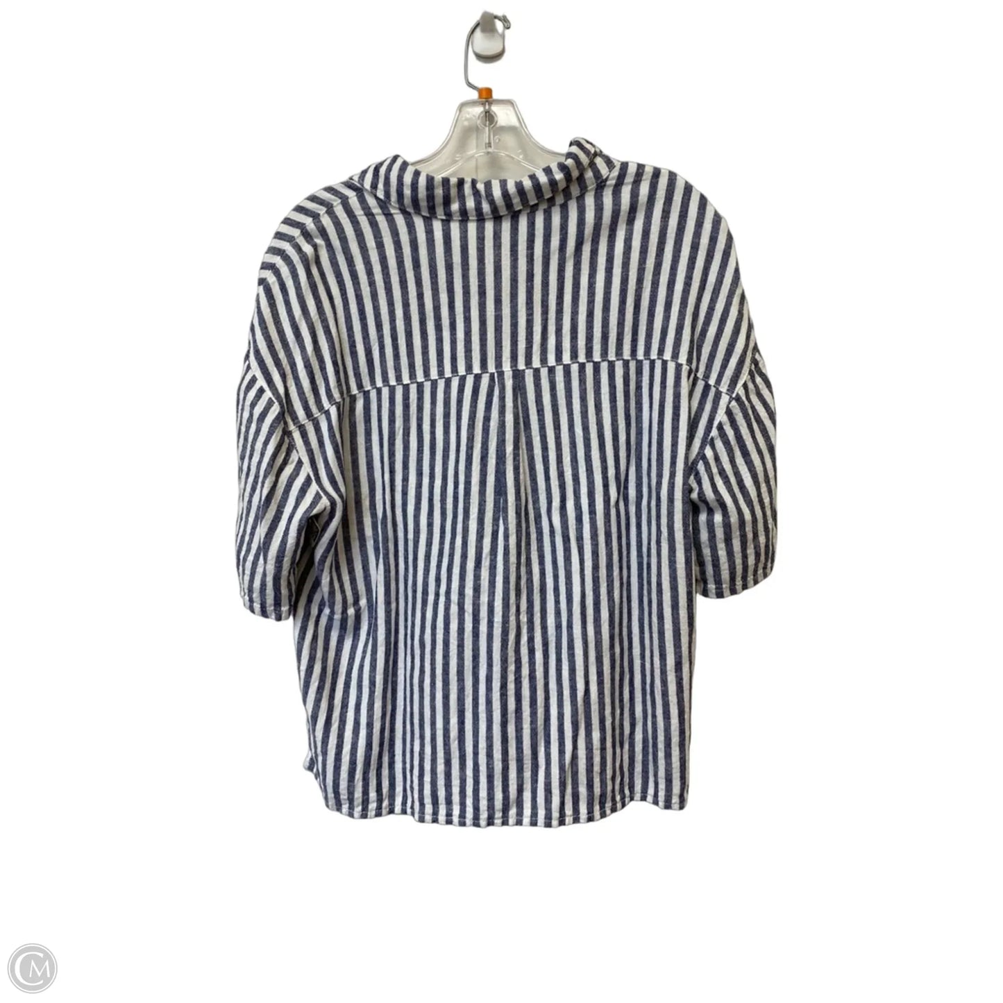 Top Short Sleeve By Sanctuary In Striped Pattern, Size: L
