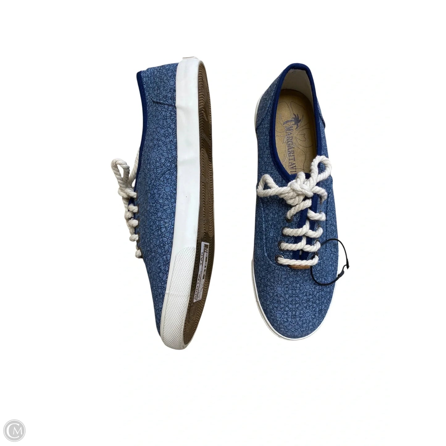 Shoes Flats By Clothes Mentor In Blue, Size: 10